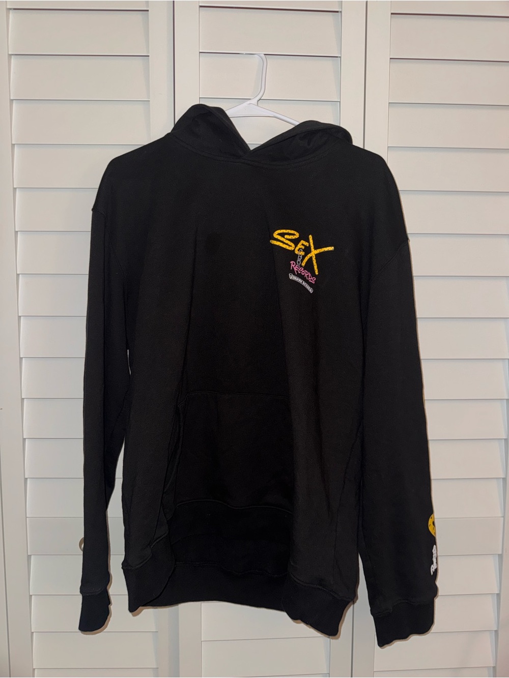 CHROME HEARTS MATTY BOY Sex
Records Concept Hoodie color
Black fashion tops